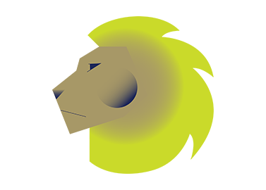Rex the lion illustration
